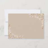 Boho Pampas Grass Diaper Raffle Card | Neutral サンキューカード (裏面)