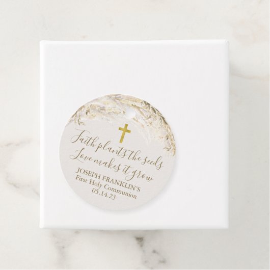 Boho Pampas Grass Faith Plants the seeds Communion フェイバータグ (インサイチュ)