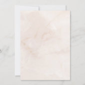 Boho Pampas Grass Floral It's a Girl Baby Shower 招待状 (裏面)