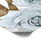 Boho Pampas Grass Genderがパーティーウェルカムサインを明らかにする ポスター (角)