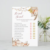 Boho Pampas Grass Pumpkin彼はゲームと言った (スタンド正面)