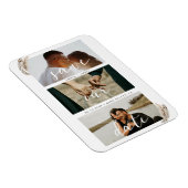 Boho Pampas Grass Save The Date 結婚's マグネット (右側)