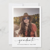 Boho Pampas Grass with Photo Gradation Party 招待状 (裏面)