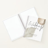 Boho Pampas Grasses名Date結婚's Guest Book ノートブック (内部)