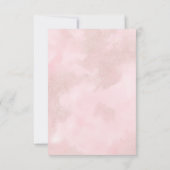 Boho Pampas & Pink Rosesの結婚QRコード 出欠カード (裏面)