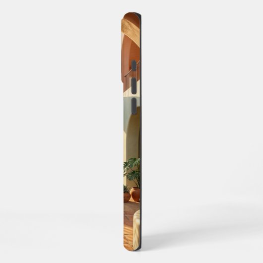 Boho Pastel iPhone 16 Pro Max Case | Sunny  iPhoneケース (左側面)