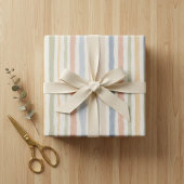 Boho Pastel Organic Stripes ラッピングペーパー