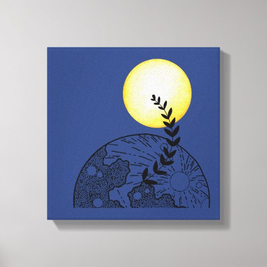 Boho Pattern Canvas Wall Art -キャンバスプリント キャンバスプリント (正面)