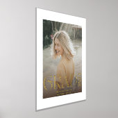 Boho Photoモダン研究科フォイルプリント 箔ポスター (レイダウン)