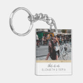 Boho Photo 最高の Friends Foreverキーホルダー キーホルダー (正面左)