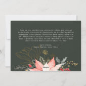 Boho Pinkフローラアルチ喜び全てのもの5枚の写真 シーズンカード (裏面)