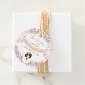 Boho Pinkフローラガール1st聖餐式 フェイバータグ (インサイチュ)