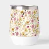 Boho Pink Wildflower Watercolor  (右面)