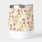 Boho Pink Wildflower Watercolor (左面)