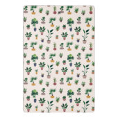 Boho Plant Lovers Botanical Personalized Name ミニクリップボード (裏面)