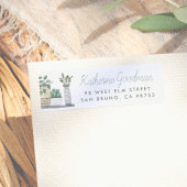 Boho Plantsモダンスクリプト名とアドレス ラベル