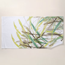 Boho Plants水彩手絵を描型