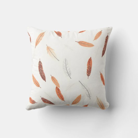 Boho Popular Feathers Luxury Collection クッション (裏面)