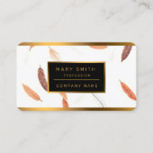 Boho Popular Feathers Luxury Collection 名刺 (正面)