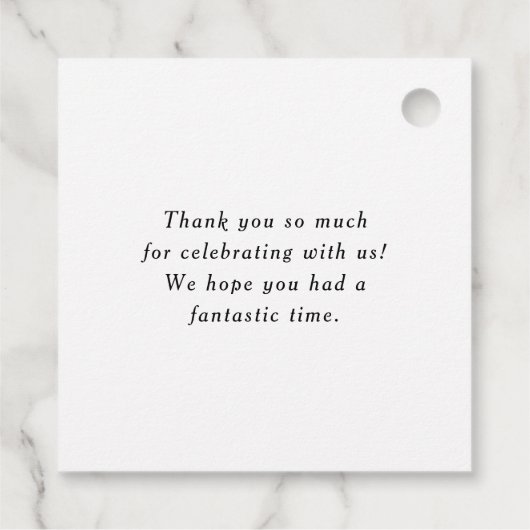 Boho Potted多肉植物とサボテンの赤ちゃんシャワー フェイバータグ (裏面)