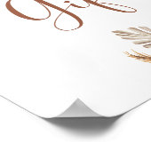 Boho Pumpkin素朴秋インラブカード&ギフト ポスター (角)