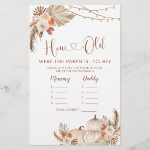 Boho Pumpkin素朴秋イン愛どのように老いた両親