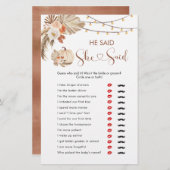 Boho Pumpkin素朴秋恋の彼は彼女が言った (正面/裏面)