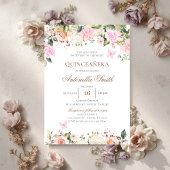 Boho Quinceanera 招待状