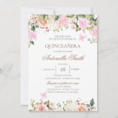 Boho Quinceanera 招待状 (正面)