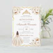 Boho Quinceanera Invitation 招待状 (スタンド正面)
