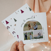 Boho Rainbowとハートメリー&結婚した3枚の写真 シーズンカード