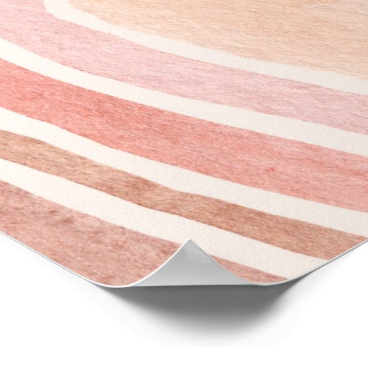 Boho Rainbowポスター ポスター (角)