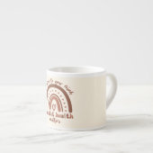 Boho Rainbowメンタルヘルスあなたの心に優しくすること エスプレッソカップ (正面右)