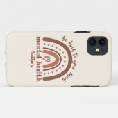 Boho Rainbowメンタルヘルスあなたの心に優しくすること Case-Mate iPhoneケース (裏面(横))