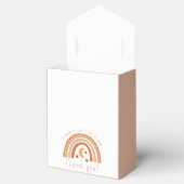 Boho Rainbowモダン Baby Shower Thank You フェイバーボックス (オープン)