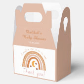 Boho Rainbowモダン Baby Shower Thank You フェイバーボックス (オープン)