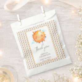 Boho Rainbow太陽の光の少し赤ちゃんシャワー フェイバーバッグ