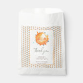 Boho Rainbow太陽の光の少し赤ちゃんシャワー フェイバーバッグ (正面)