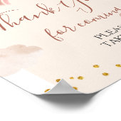 Boho Rainbow彼女は感謝の意を表していない ポスター (角)