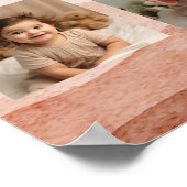 Boho Rainbow誕生日フォトマイルストーンポスター ポスター (角)