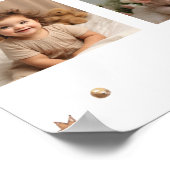 Boho Rainbow誕生日フォトマイルストーンポスター ポスター (角)