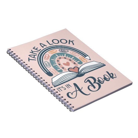 Boho Rainbow読's It is a Book ノートブック (右側)