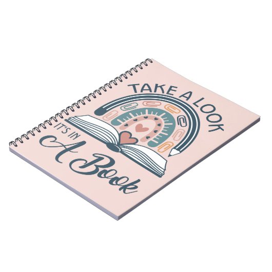 Boho Rainbow読's It is a Book ノートブック (左側)