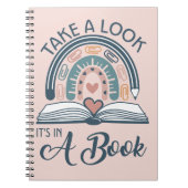Boho Rainbow読's It is a Book ノートブック (正面)