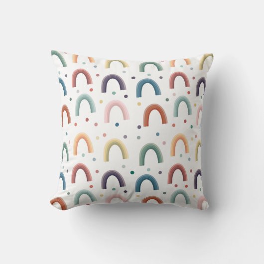 Boho Rainbow クッション (正面)