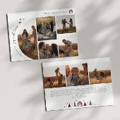 Boho Rainbow & ハートJoy In All Things 8 Photo シーズンカード