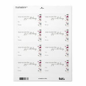 Boho Rainbow & ハートJoy In All Things Gift ラベル (フルシート)