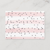 Boho Rainbow Baby Shower、ベビー用の書籍 エンクロージャーカード (裏面)