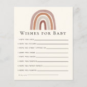 Boho Rainbow Baby Shower Gender Neutral (正面)