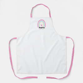 Boho Rainbow Custom Mama Est. Year Keepsake エプロン